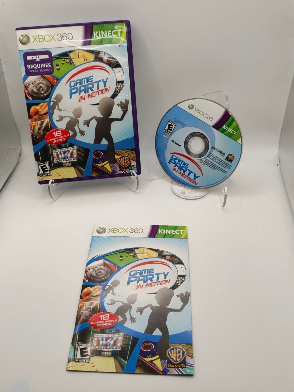 Game Party In Motion Xbox 360 Kinect CIB Complete 16 Games